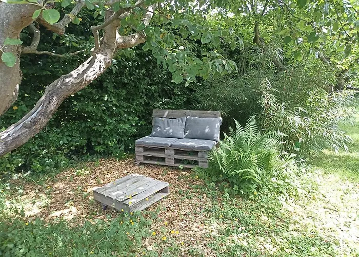 Tente de luxe L'échappée Au Jardin, Yourte Bucolique Godinne